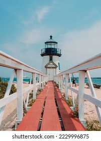 Famous lighthouse in Nantucket, MA - Shutterstock ID 2229996875