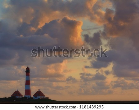 Similar – Lighthouse on Westerhever