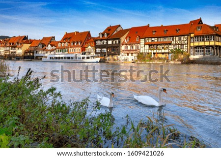 Similar – Image, Stock Photo Bamberg Old Town