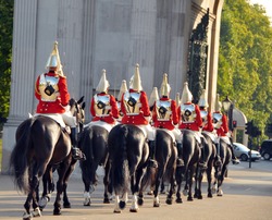 Famous London Horse Guards