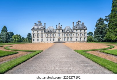 Famous medieval castle Cheverny Chateau, France