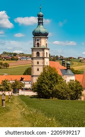 The Famous Monastery At Neukirchen Beim Heiligen Blut, Bavarian Forest, Bavaria, Germany