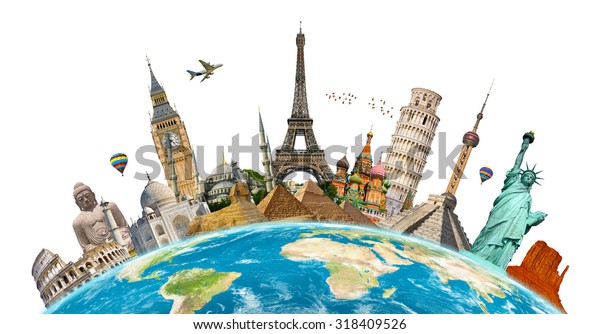 41,959 Globe With Landmarks Images, Stock Photos & Vectors | Shutterstock