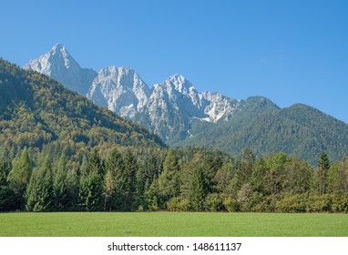 The Famous Mount Triglav,a Landmark Of Slovenia