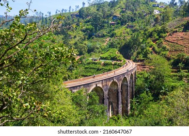 Famous nine arches bridge on Sri Lanka