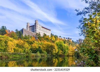 famous old castle Willibaldsburg, residence of the former bishop, in Eichstaedt, Bavaria, Germany - Shutterstock ID 2231419329