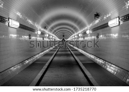 Similar – the tunnel Deserted Tunnel