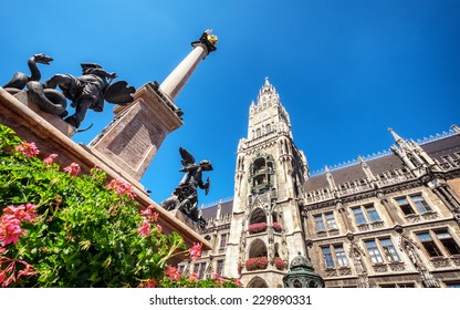 Famous Old Munich City Hall - Germany