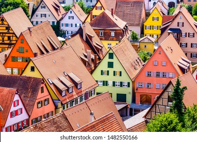 famous old town of dinkelsbuhl - germany