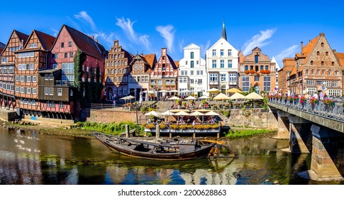 famous old town of Lueneburg (Lüneburg) - germany - Shutterstock ID 2200628863