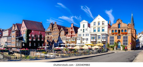 famous old town of Lueneburg (Lüneburg) - germany - Shutterstock ID 2203409883