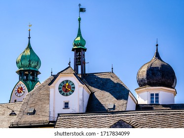 berühmte Altstadt Rosenheim - Bayern - Deutschland