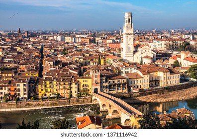 Famous Old Town Verona Italy Stock Photo (Edit Now) 1371116942