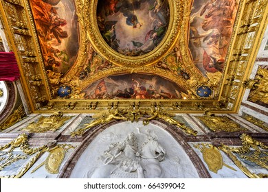 The famous Palace of Versailles in France.