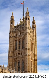 Famous  Parliament building in London, UK.