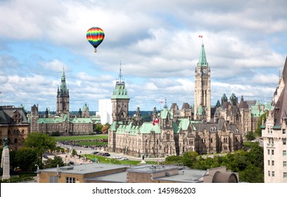 The Famous Parliament Buildings In Ottawa, Canada