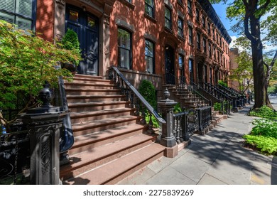 Famous Perry street in the West Village in the New York City - Shutterstock ID 2275839269