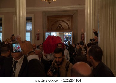 Famous Photographer Ara Guler In Istanbul Turkey, Died October 17, 2018. Funeral Photos