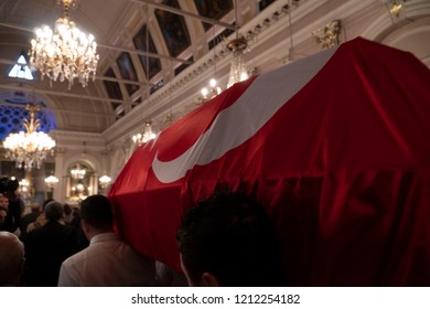 Famous Photographer Ara Guler In Istanbul Turkey, Died October 17, 2018. Funeral Photos