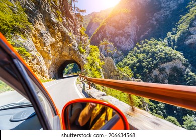 The famous Piva Canyon with its fantastic reservoir. National park Montenegro and Bosnia and Herzegovina, Balkans, Europe. Beauty world. - Shutterstock ID 206634568