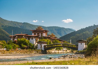 The Famous Punakha Dzong In Bhutan