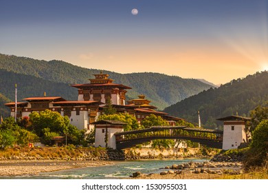 The Famous Punakha Dzong In Bhutan