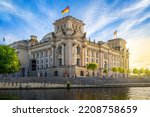 the famous reichstag building in berlin
