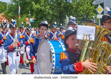 Famous Ruethenfest Landsberg Lech Traditional Parade Stock Photo ...