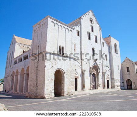 Famous Saint Nicholas church in Bari, Italy