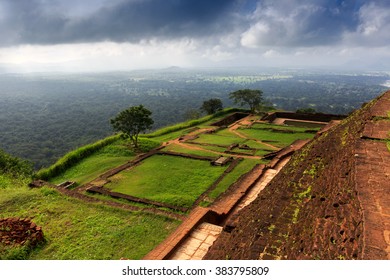 Famous Sigiriya Rock Fortress, Sri Lanka