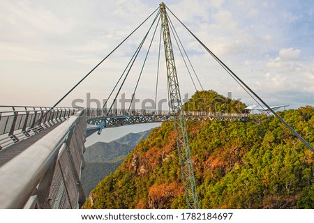 Similar – Foto Bild Seilbahn im Nebel