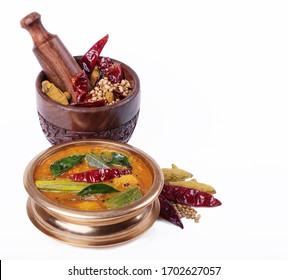 Famous South Indian Dish Sambar With Spices