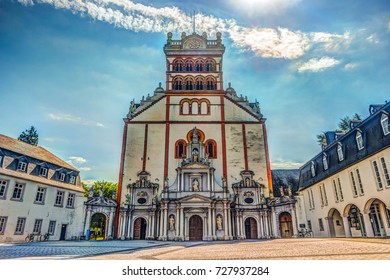 Famous St. Matthias' Abbey or Benediktinerabtei St. Matthias in Trier, Germany. A renowned place of pilgrimage because of the tomb of Saint Matthias the Apostle.