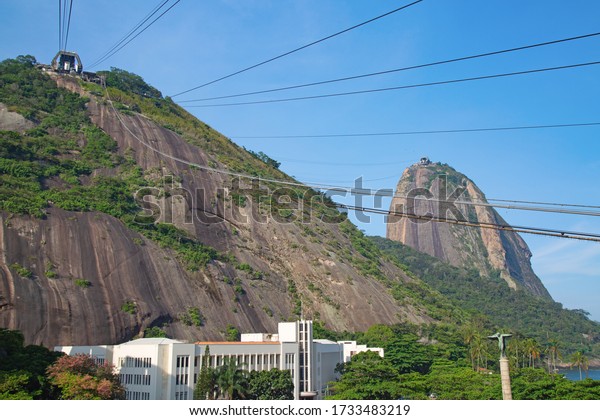 Famous\
Sugar Loaf mountain in Rio de Janeiro,\
Brazil