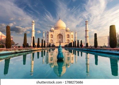 Famous Taj Mahal, wonderful sight of India, Agra - Shutterstock ID 1788273686