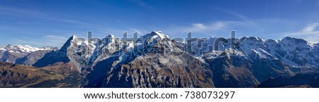 Similar – Image, Stock Photo Eiger, monk, virgin