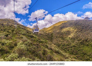 The famous tourist attraction "Teleferico Quito" in the capital of Ecuador - Powered by Shutterstock