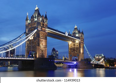 Famous Tower Bridge in the evening, London, England - Powered by Shutterstock