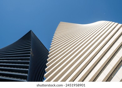 Famous twin towers in vake, downtown of tbilisi city in georgia. Architecture - Powered by Shutterstock - Get 15% off with code: PIKWIZARD15