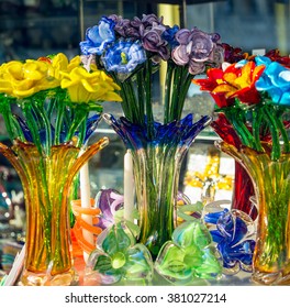 Famous Venetian Colorful Souvenir From Murano Glass