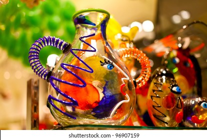 Famous Venetian Colorful Souvenir From Murano Glass