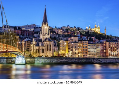 lyon by night images stock photos vectors shutterstock