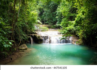 Famous Waterfall National Park Thailand