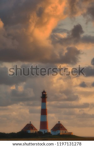 Similar – Lighthouse on Westerhever