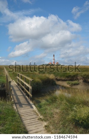 Similar – Lighthouse on Westerhever