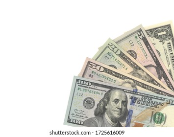 Fan Of Real Dollars Money Isolated Png