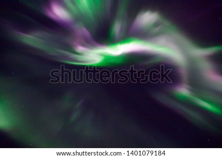 Similar – Image, Stock Photo northern lights, norway