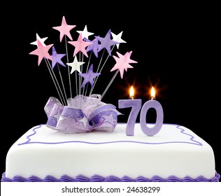 70th Birthday Candle Images Stock Photos Vectors Shutterstock