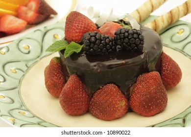 Fancy chocolate cake