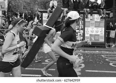 Fancy Dress Runner Running This Years London Marathon 2017